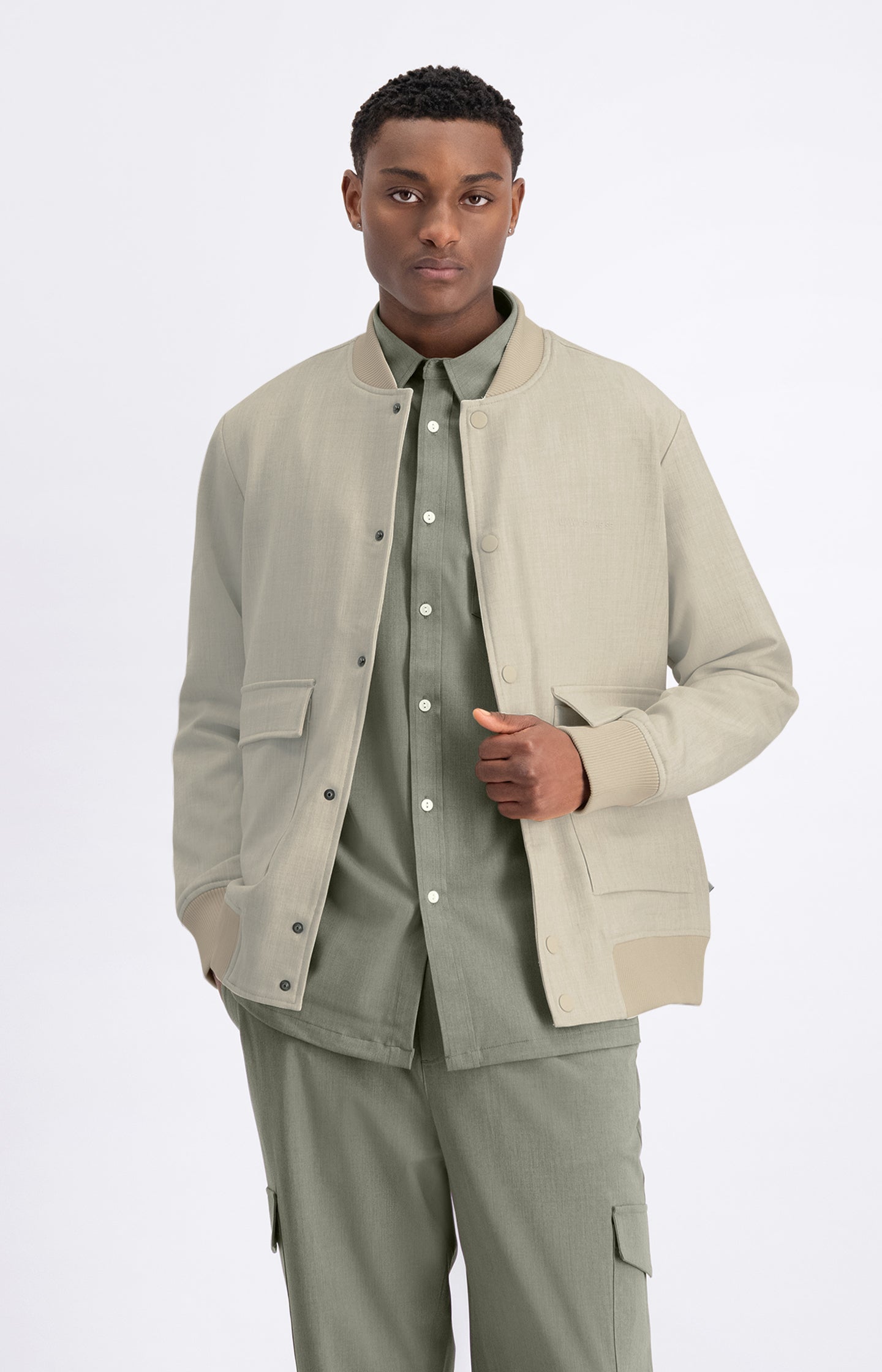 ABYSS MELANGE SHORT JACKET