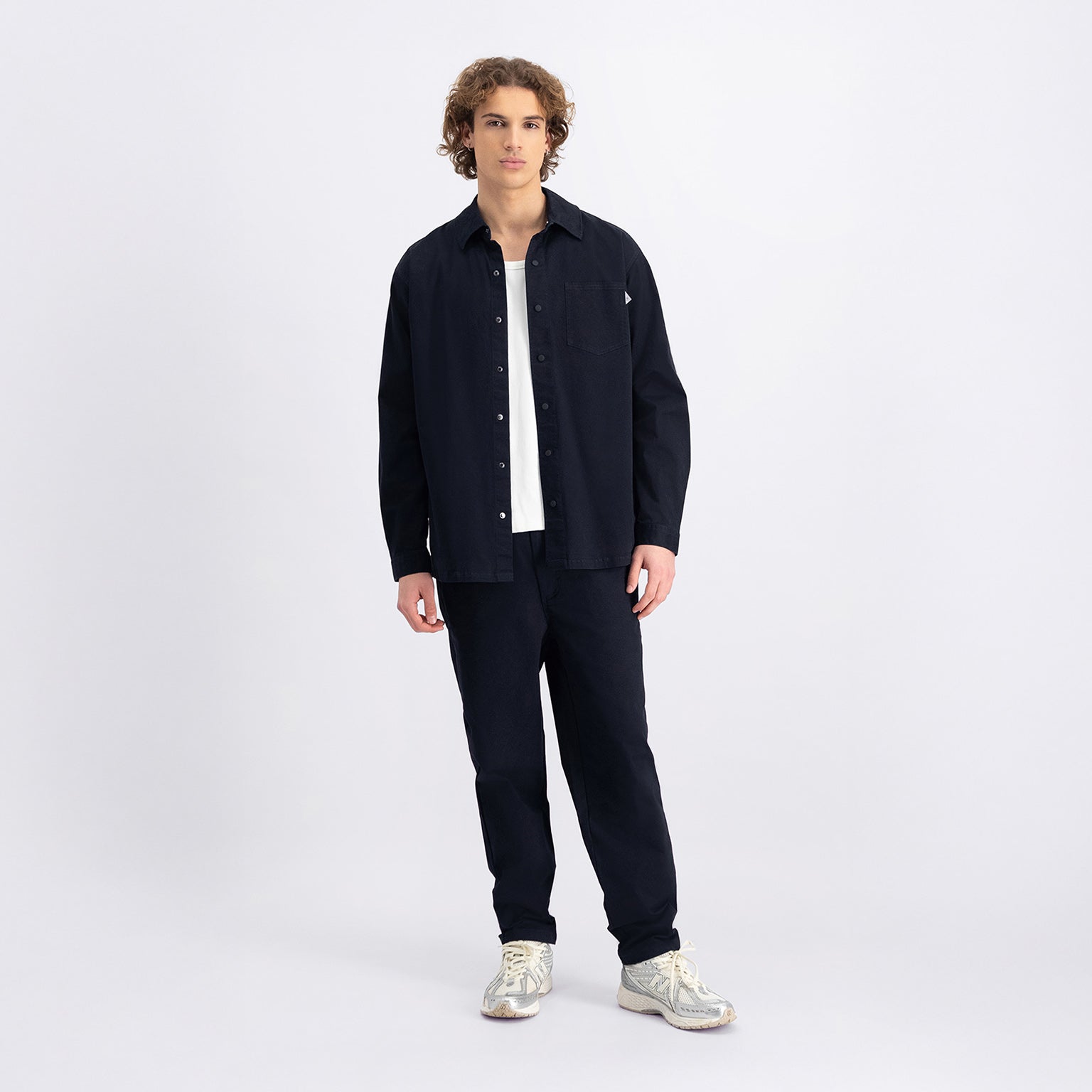 FOG PEACH COTTON TWILL PANT