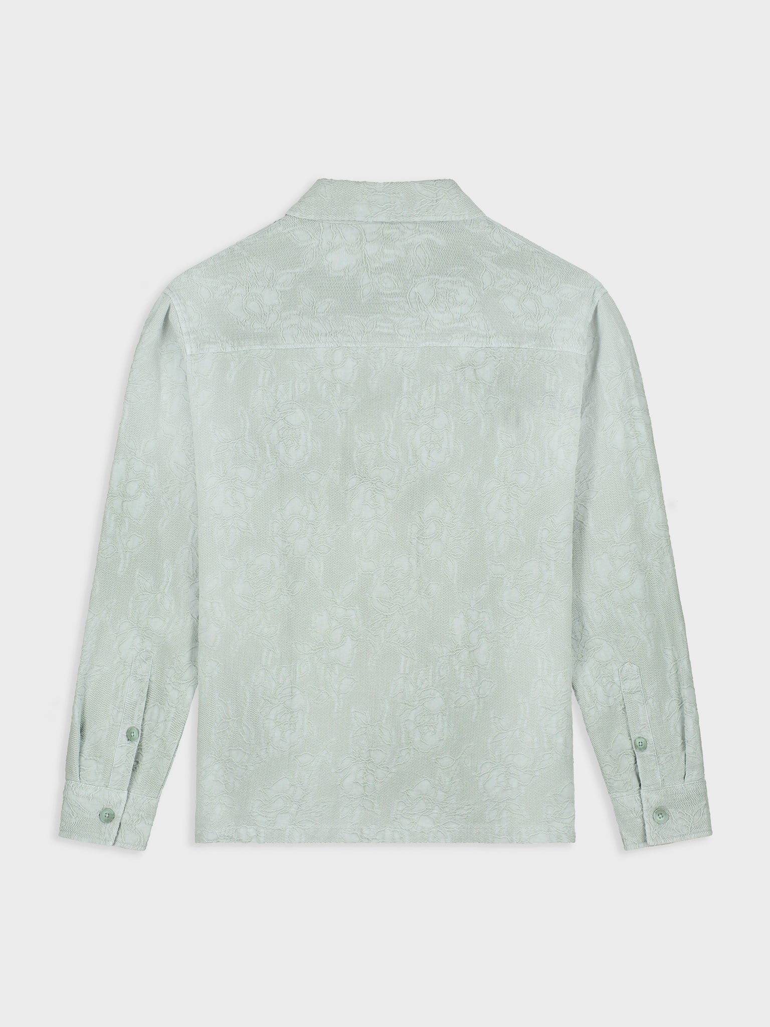 NAZAIRE GARMENT DYED JACQUARD SHIRT