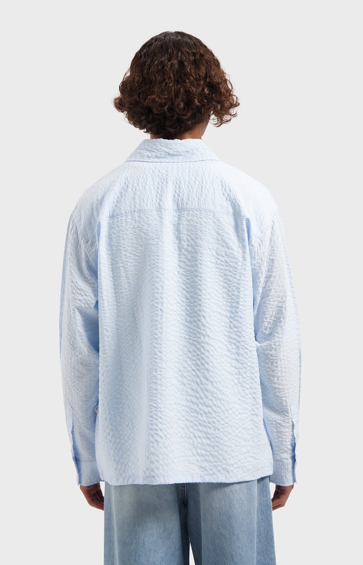 FLEUR STRIPED SEERSUCKER SHIRT