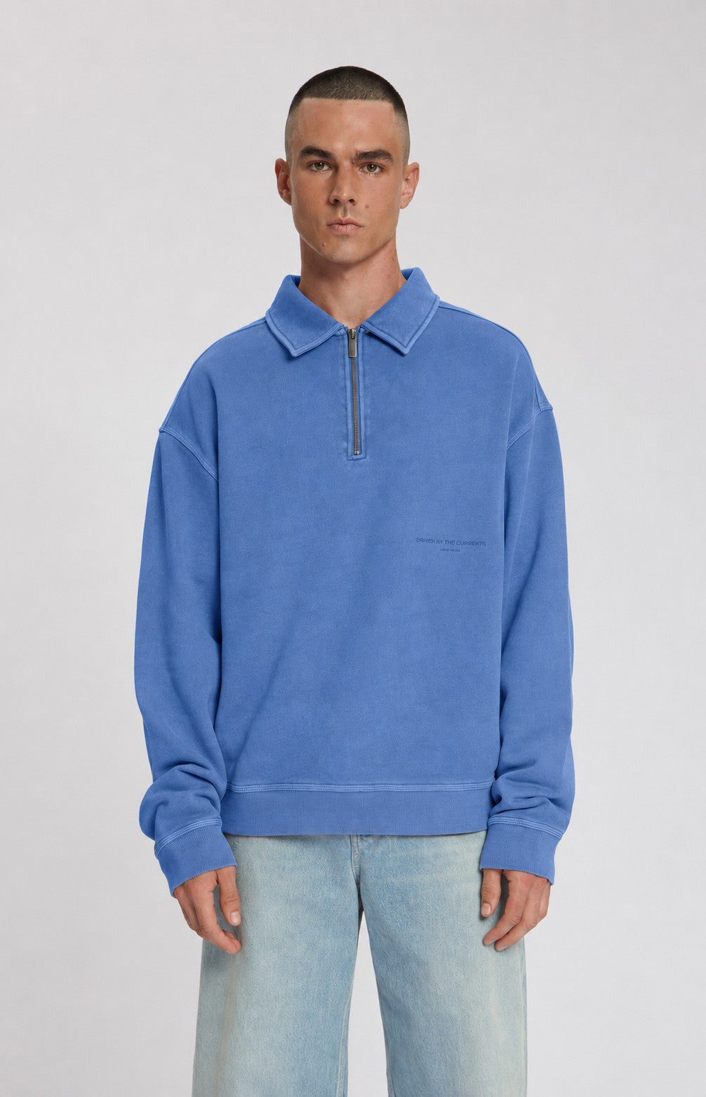 RUSK GARMENT DYED SWEAT POLO