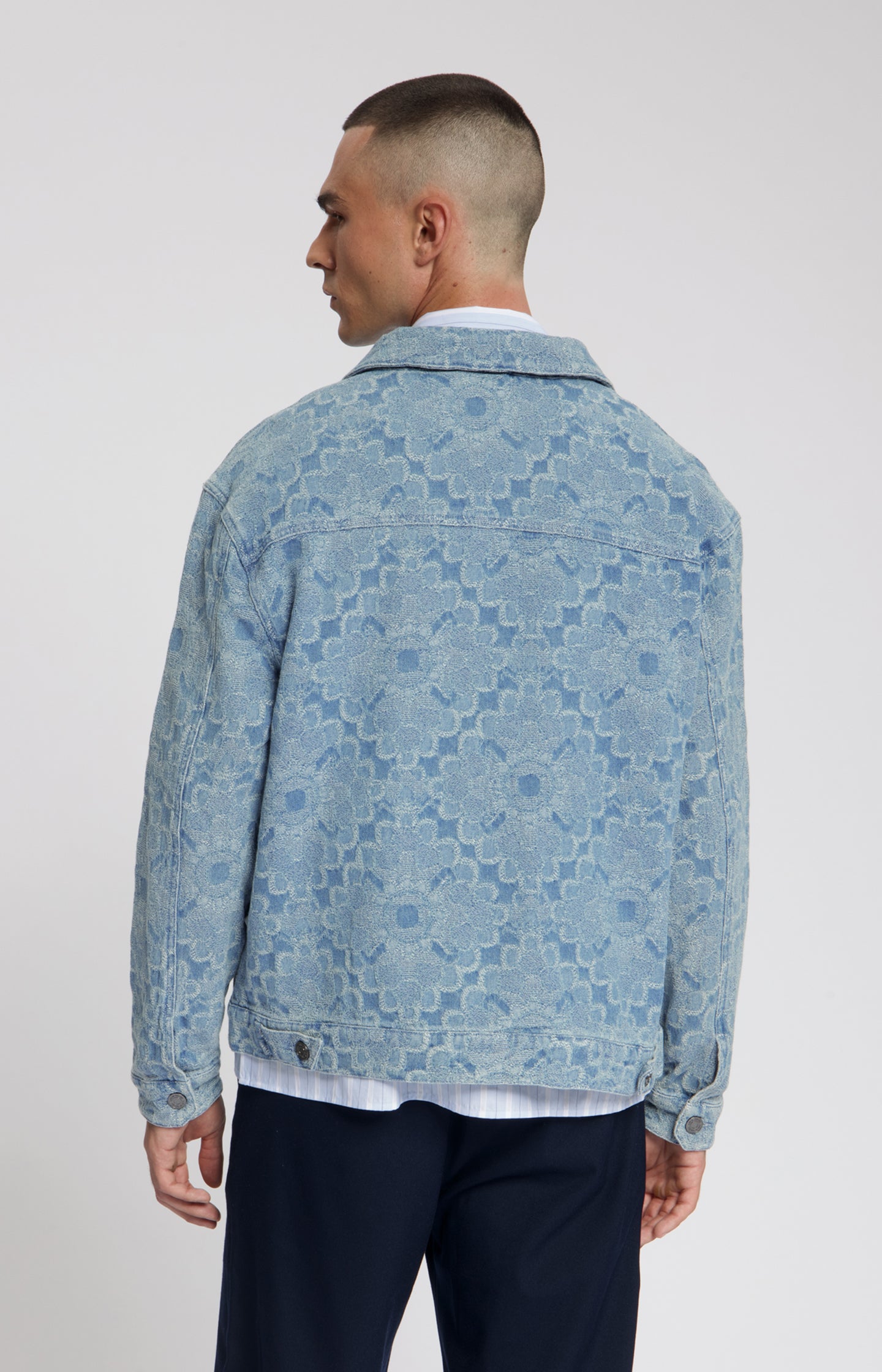 EMBER DENIM JACQUARD JACKET
