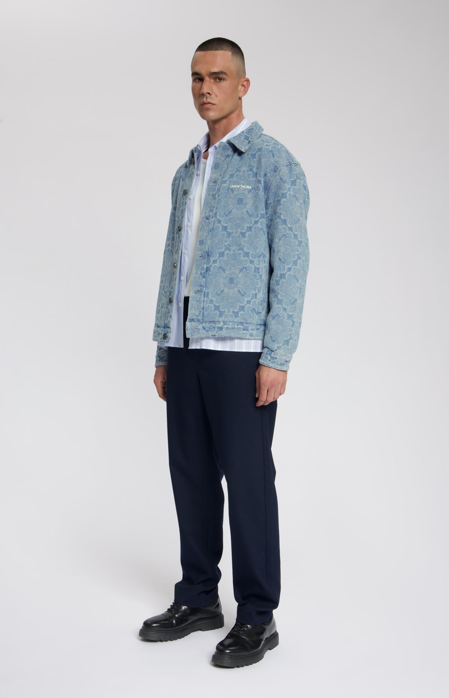 EMBER DENIM JACQUARD JACKET