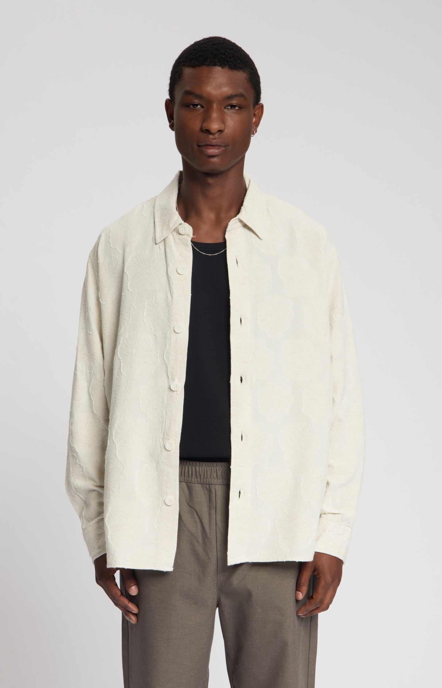 DUSK JACQUARD OVERSHIRT
