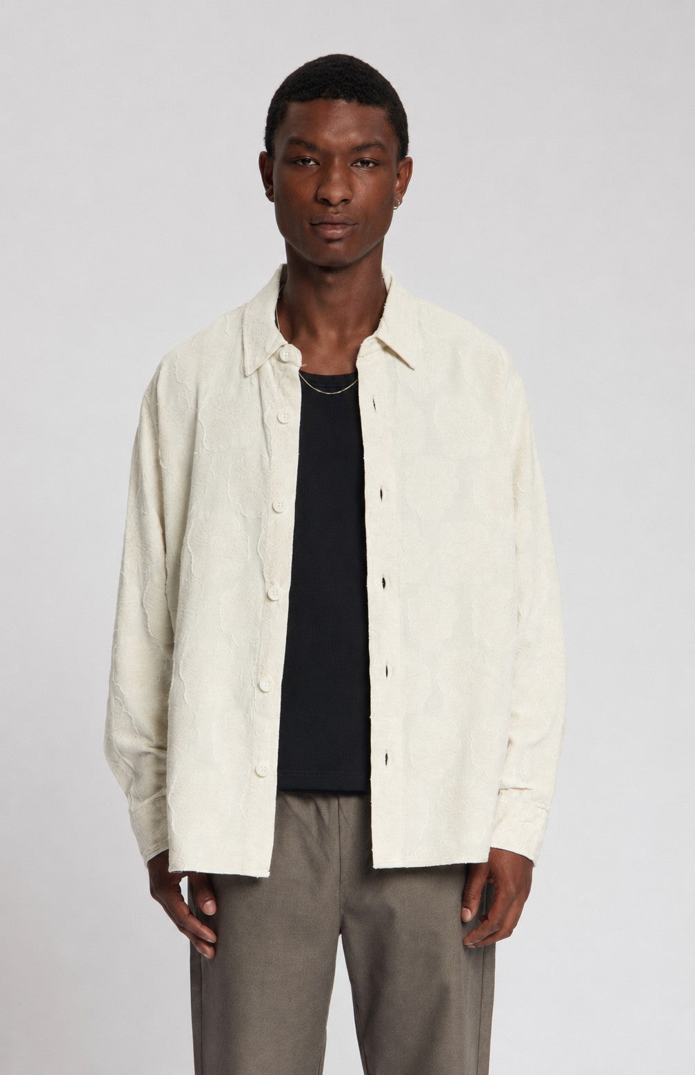 DUSK JACQUARD OVERSHIRT