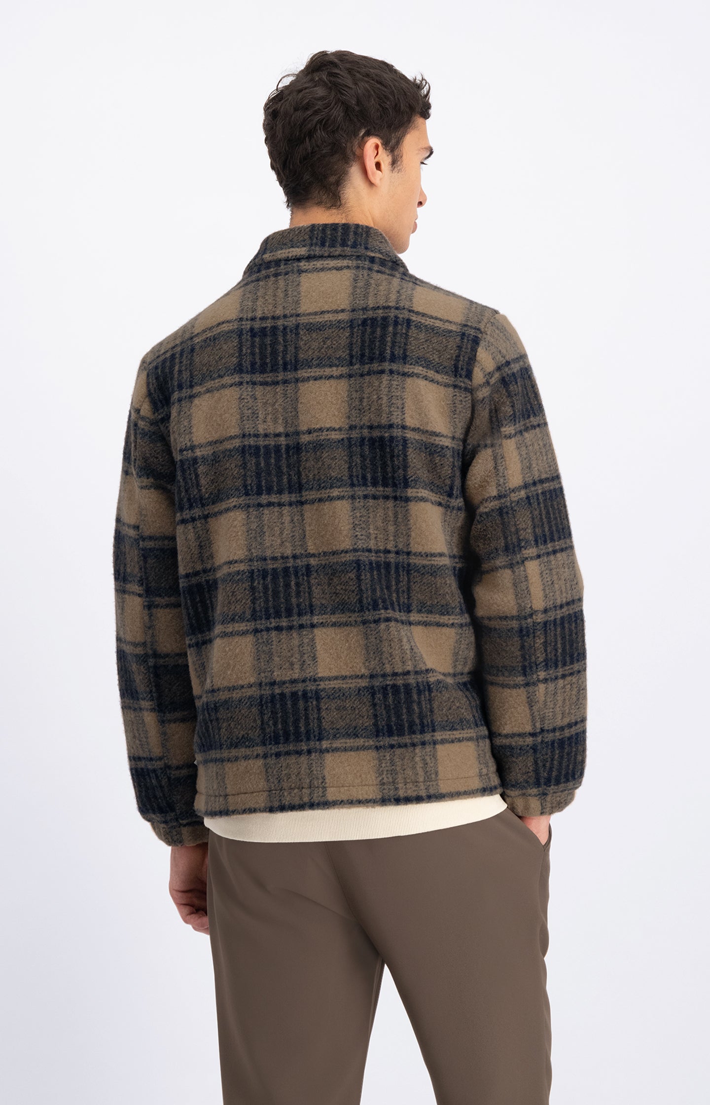 ENYO WOOL CHECK JACKET