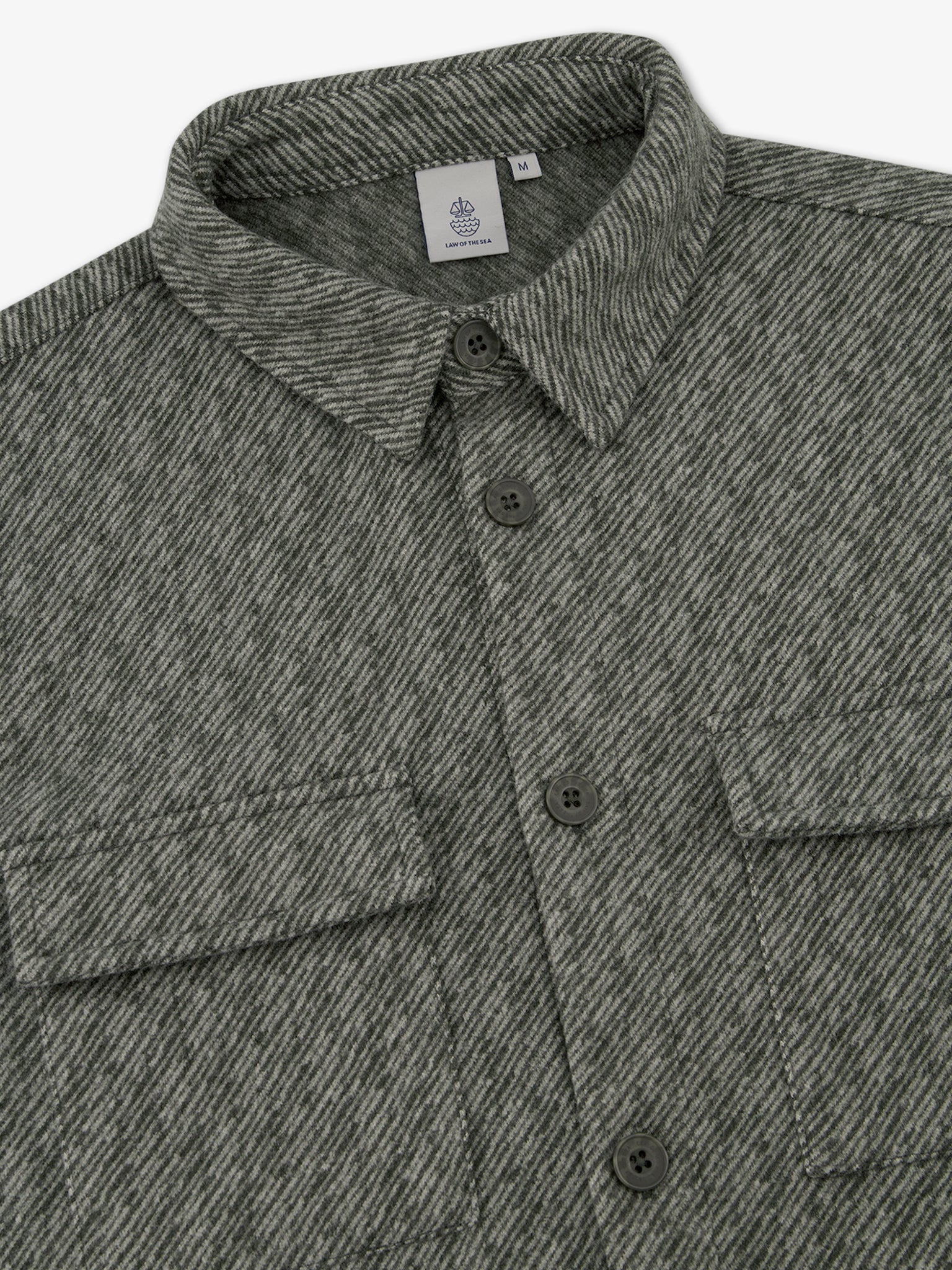 APATE KNITTED TWILL OVERSHIRT