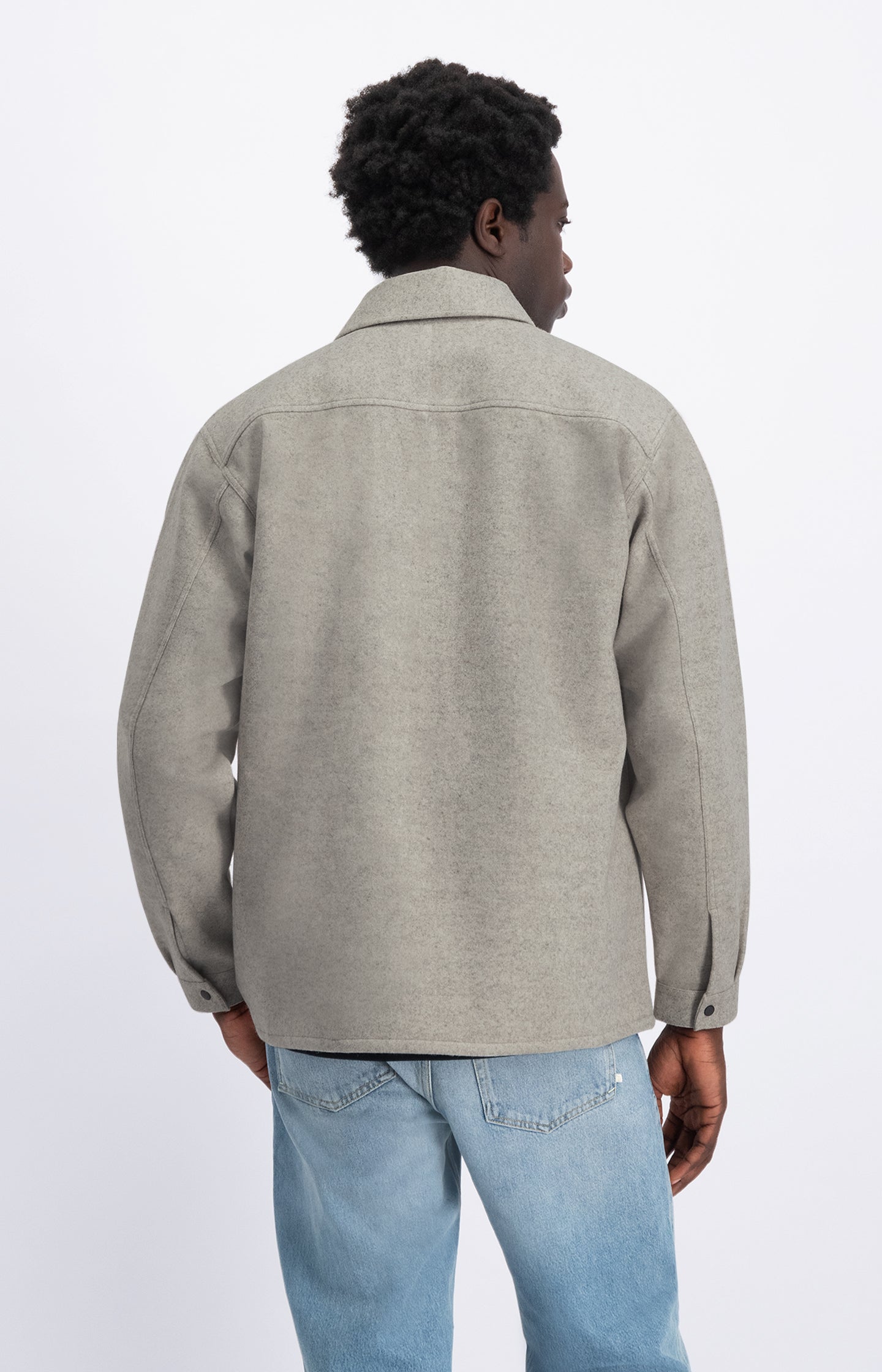 PRESTON BRUSHED WOOL SHIRT