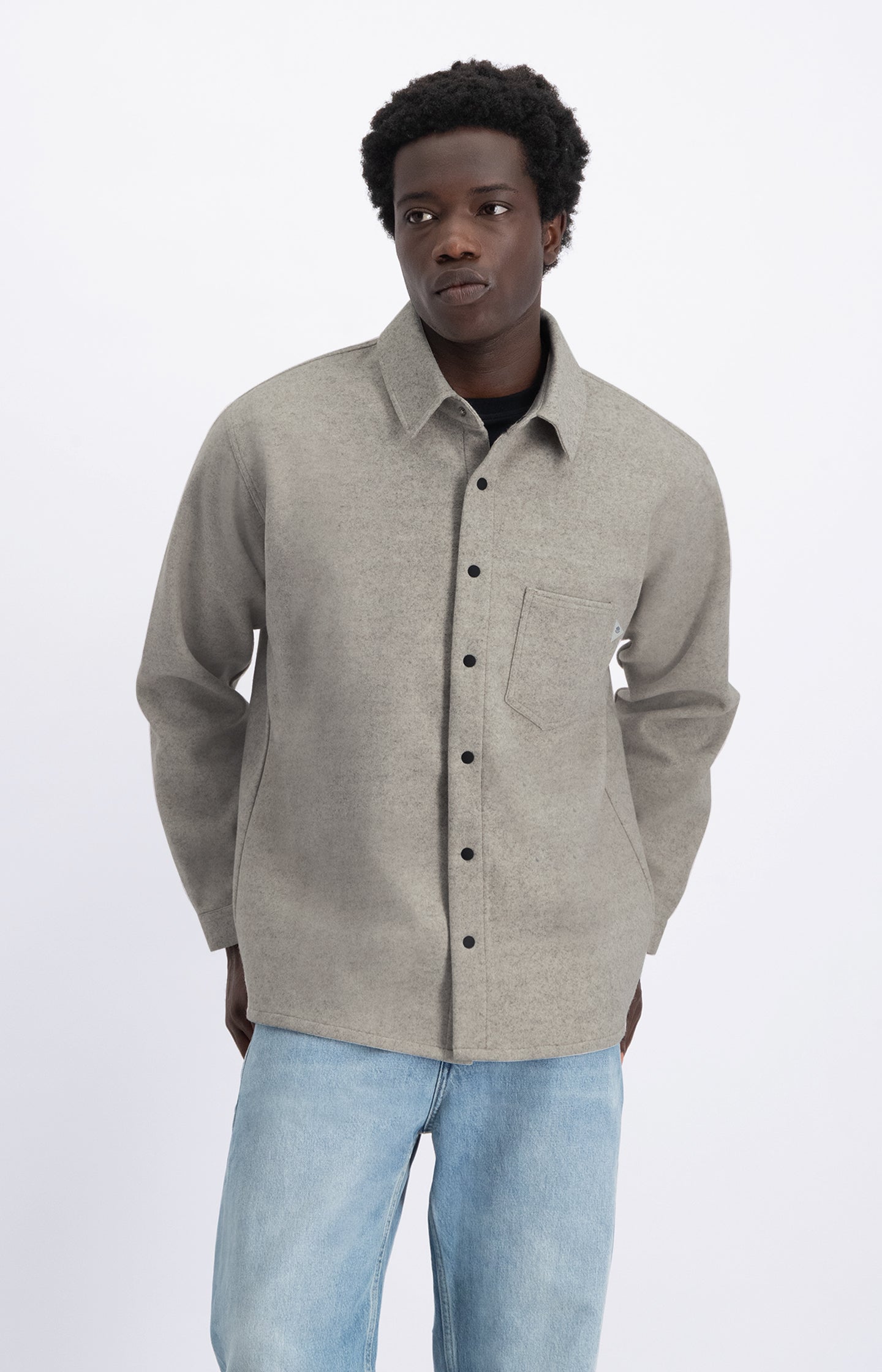 PRESTON BRUSHED WOOL SHIRT