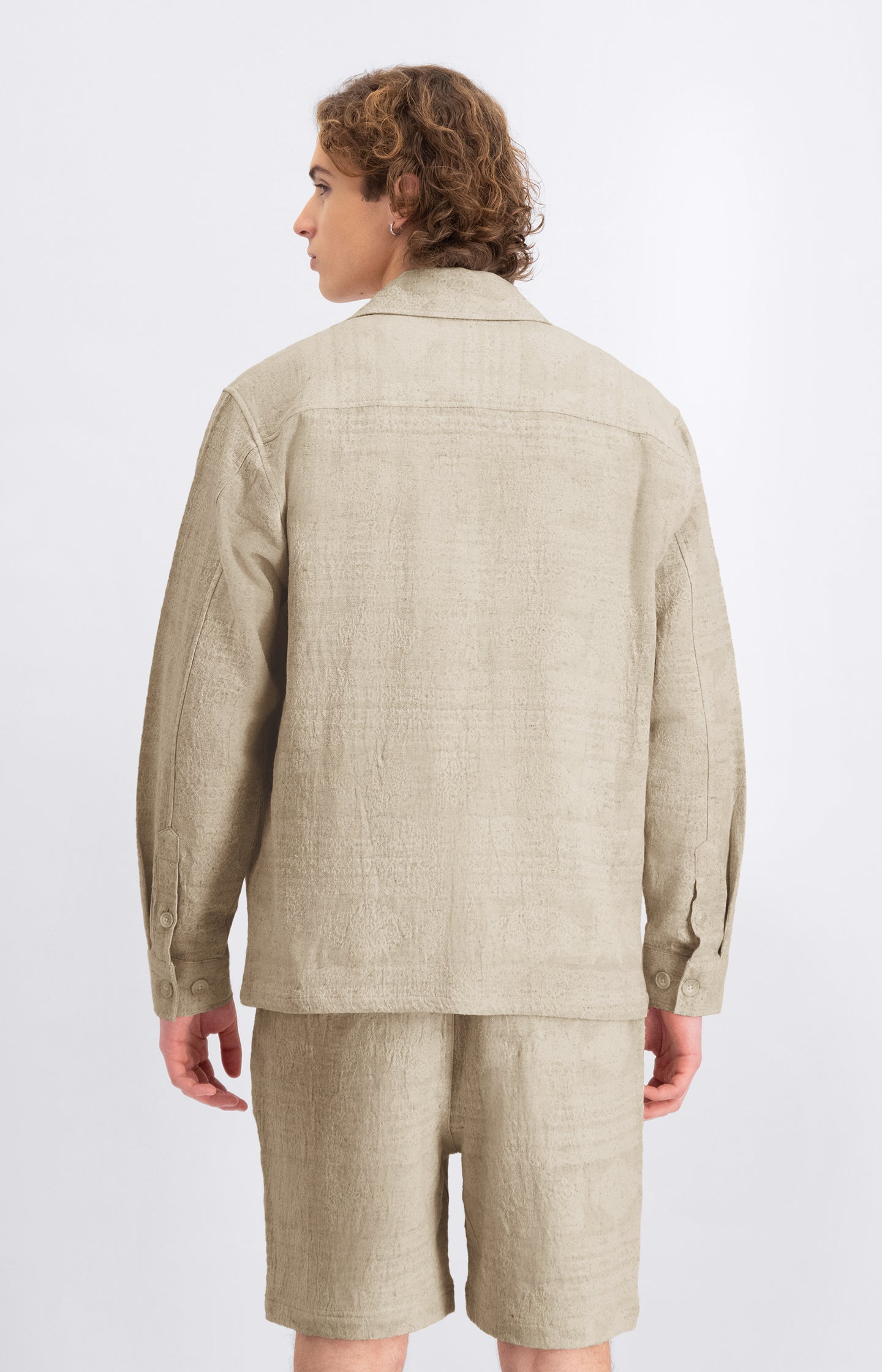 LEAF JACQUARD SHIRT