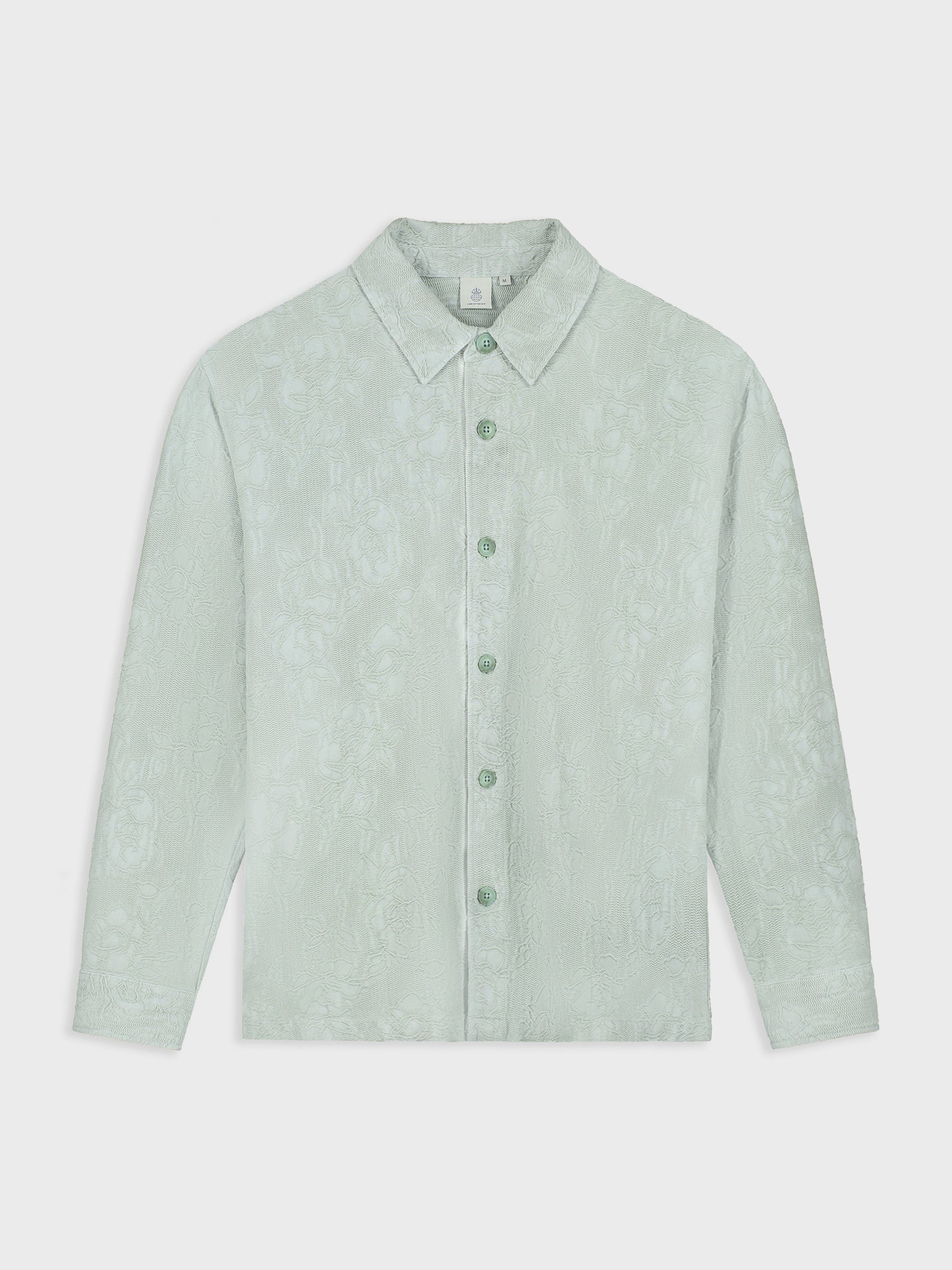 NAZAIRE GARMENT DYED JACQUARD SHIRT