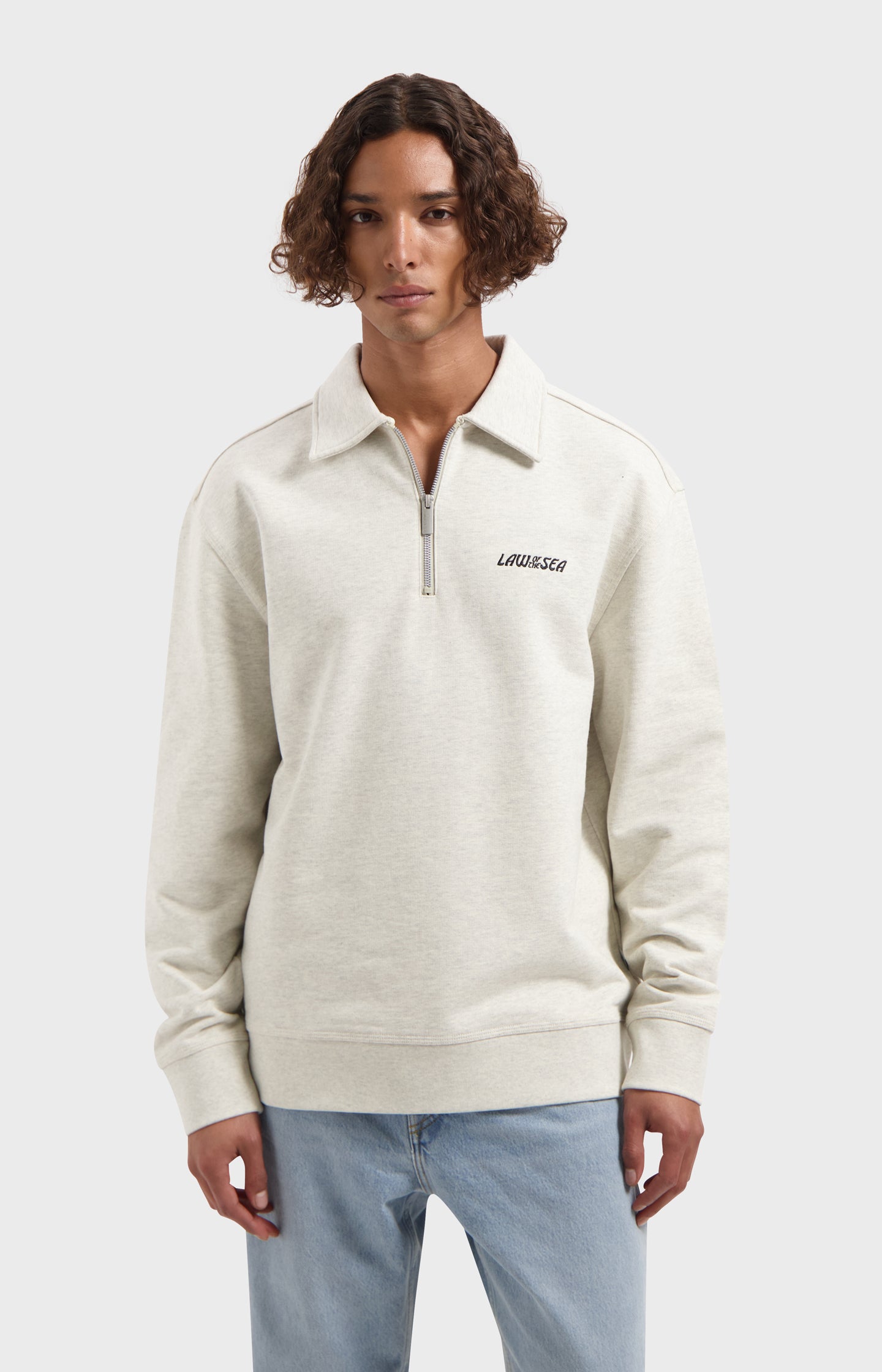 SOREN MELANGE SWEAT POLO