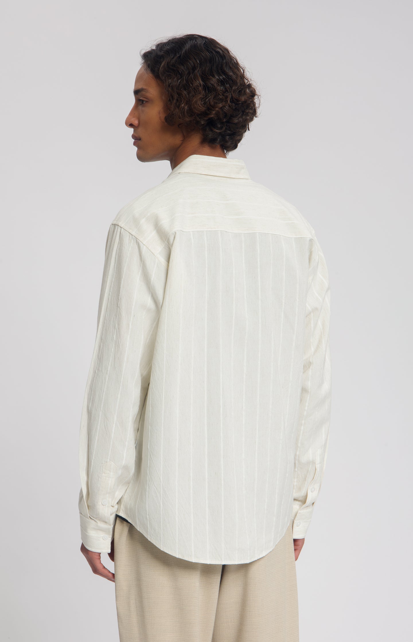 SERENE STRIPED DOBBY SHIRT
