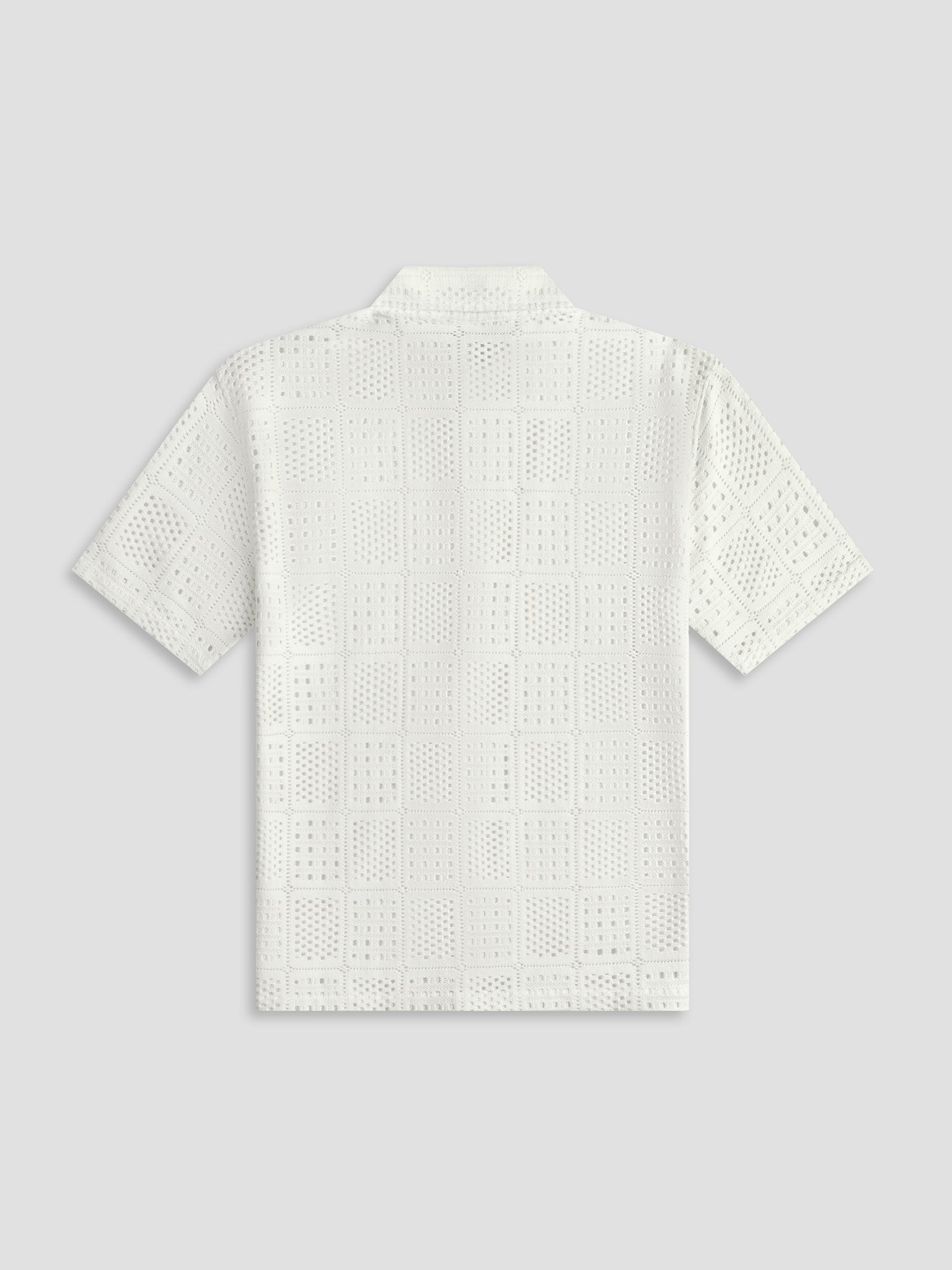 SIREN AJOUR KNITTED RESORT SHIRT