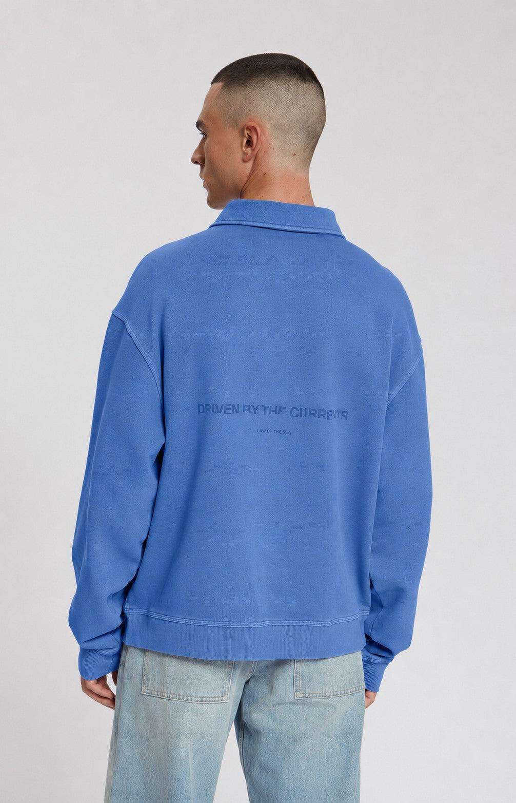 RUSK GARMENT DYED SWEAT POLO