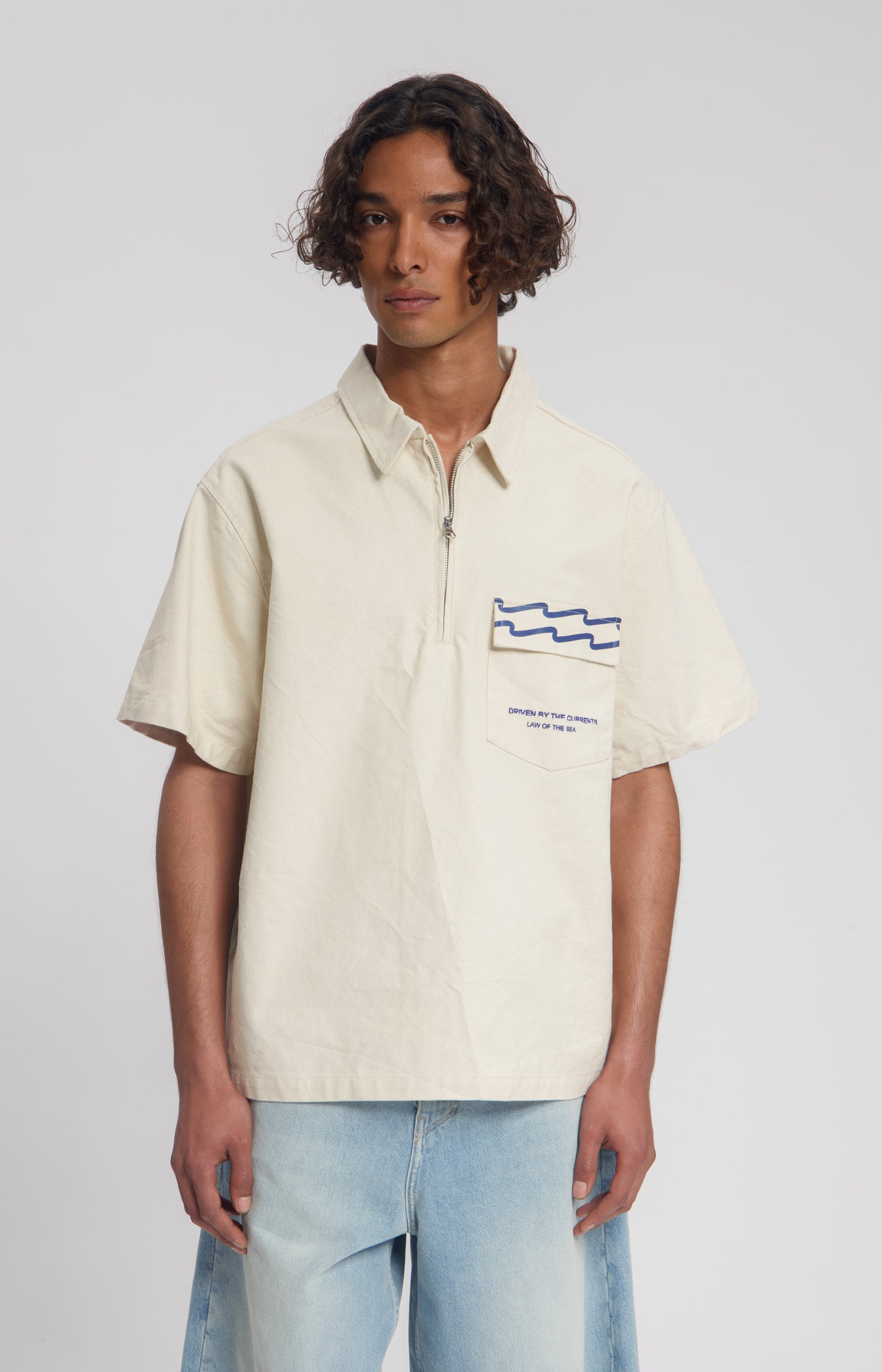 SELENE HEAVY COTTON POLO SHIRT