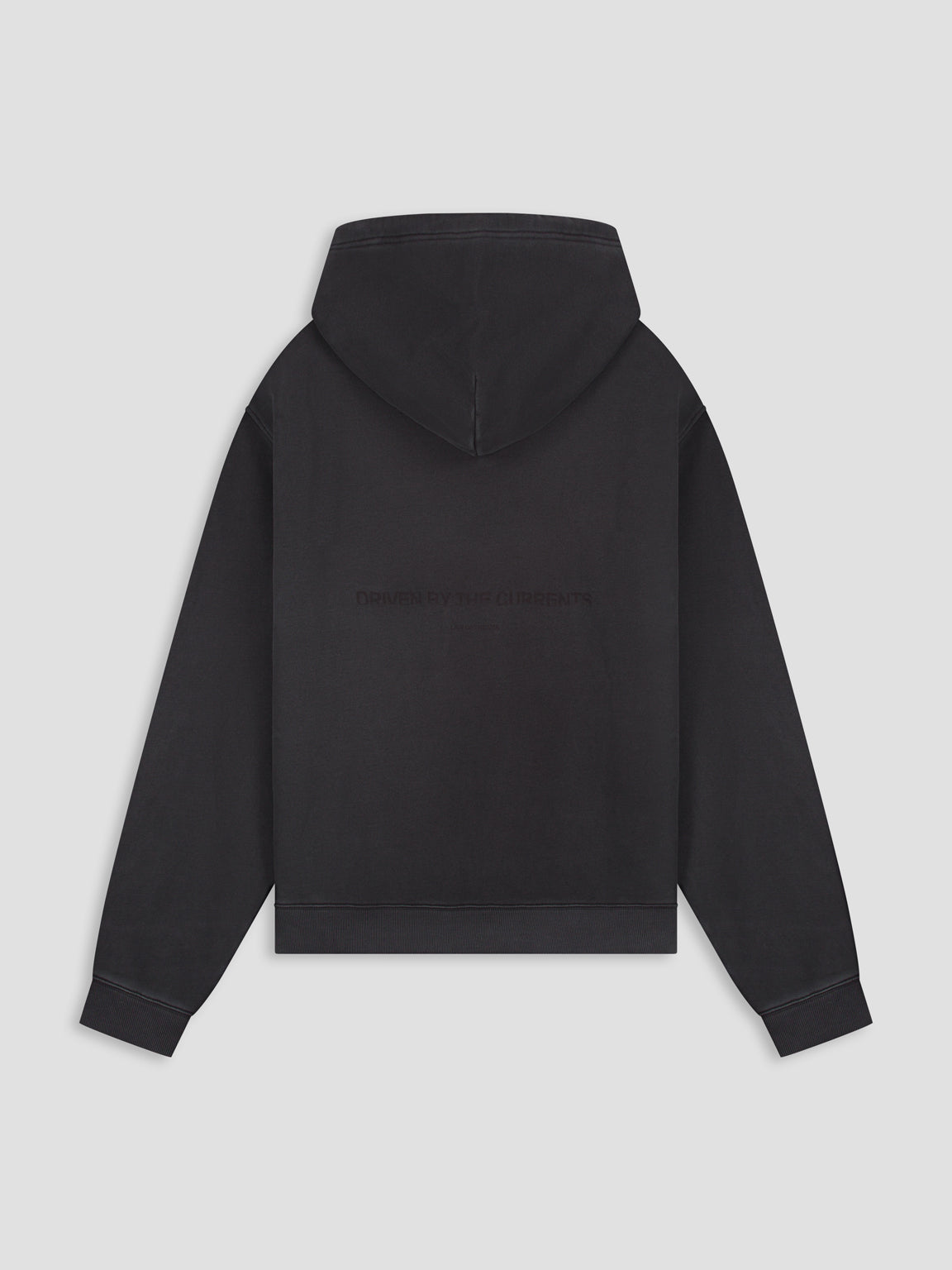 RIPPLET GARMENT DYED SWEAT HOODIE