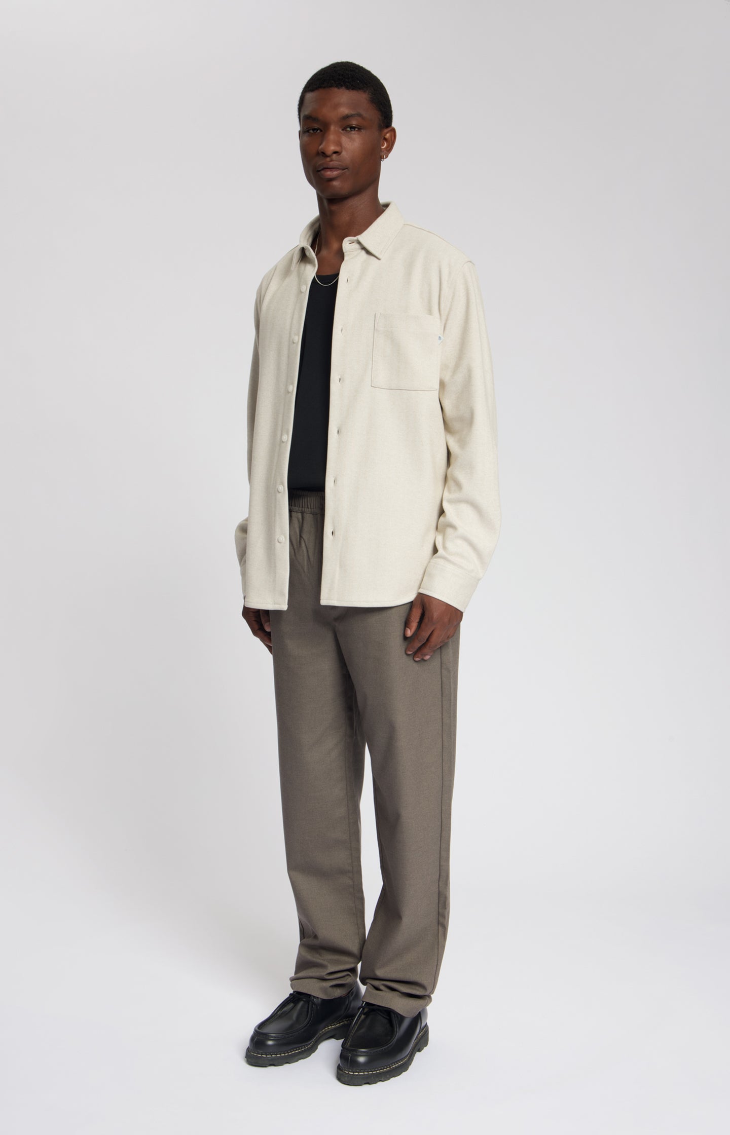 TROY SOFT HERRINGBONE SHIRT